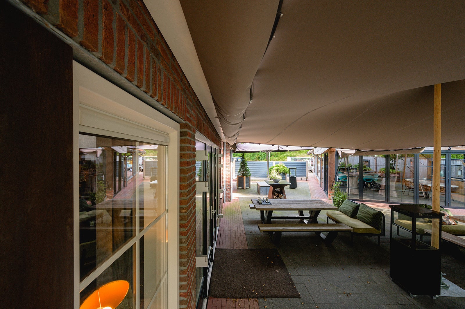 Gootsysteem stretchtent