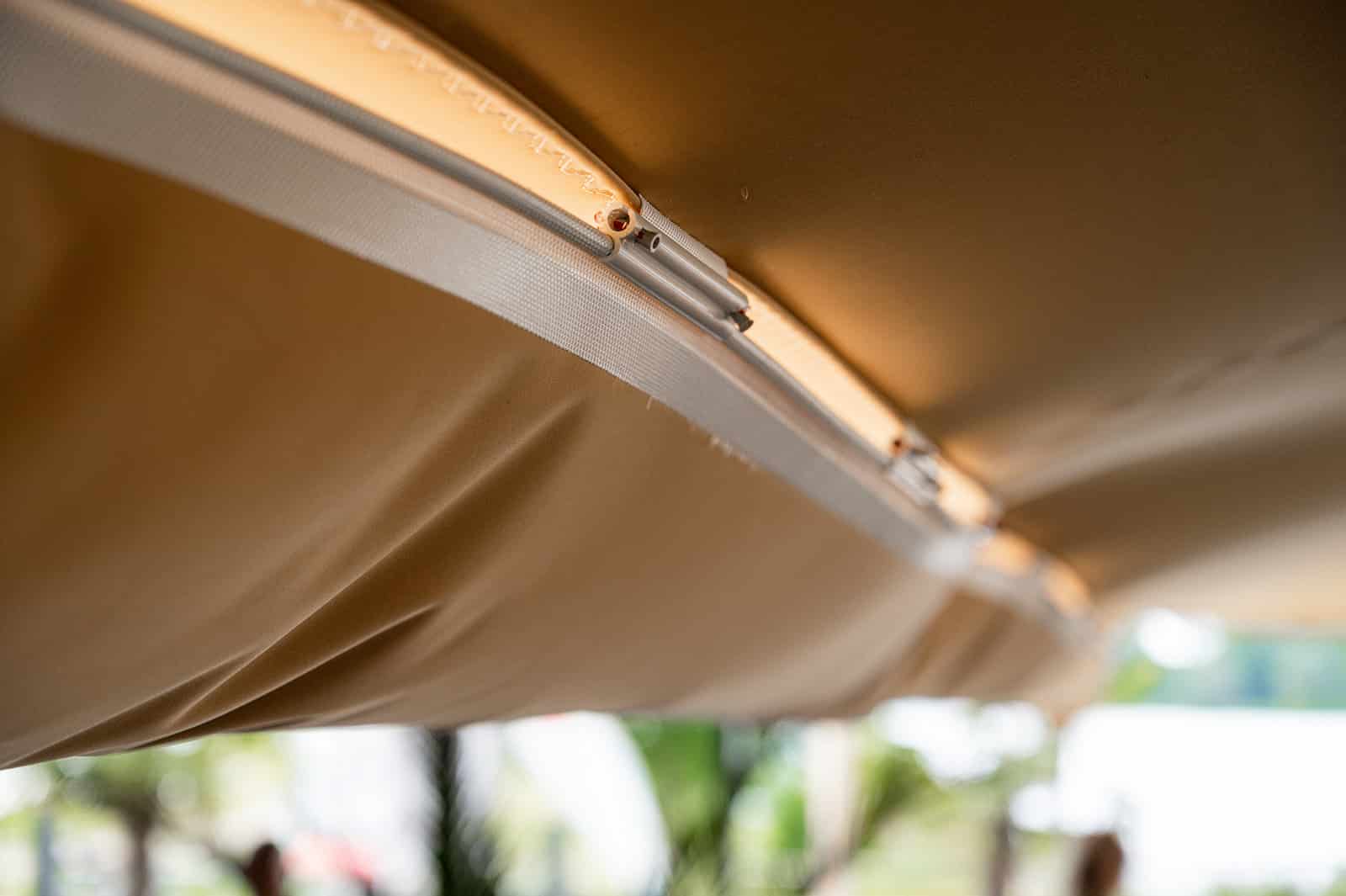 Stretchtent gootsysteem