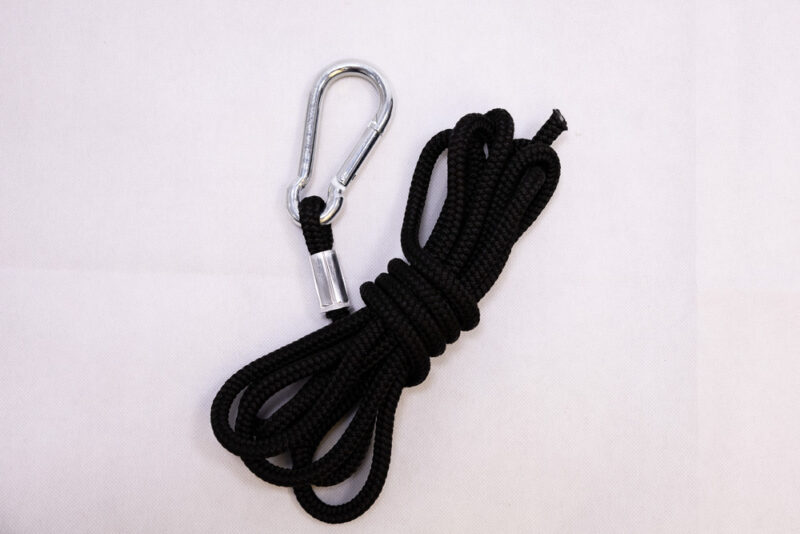Rope with carabiner